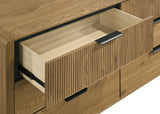 Bennett 6-drawer Bedroom Dresser Cabinet Light Oak