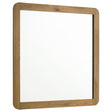 Tampa Furniture Outlet - Coaster - Bennett Bedroom Dresser Mirror Light Oak - 222904