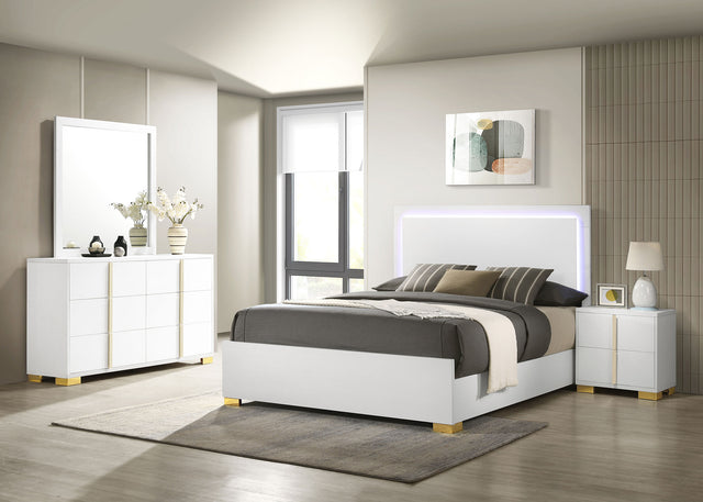 Tampa Furniture Outlet - Coaster - Marceline 4-piece Full Bedroom Set White - 222931F-S4