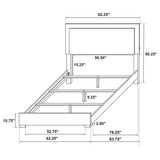 Marceline 5-piece Queen Bedroom Set White - Tampa Furniture Outlet