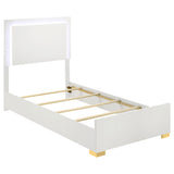 Marceline 5-piece Twin Bedroom Set White - Tampa Furniture Outlet