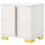Marceline 2-drawer Nightstand White - Tampa Furniture Outlet