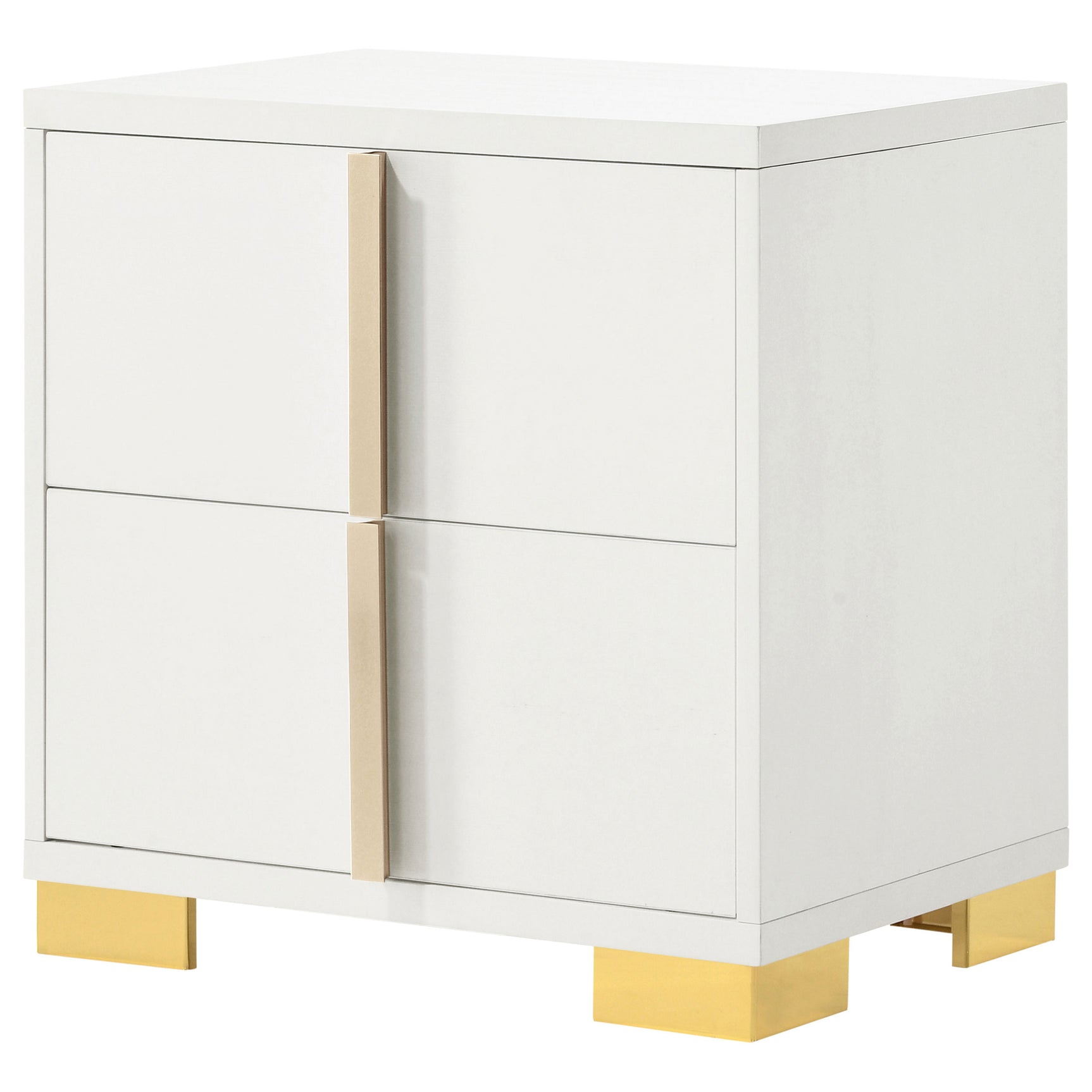 Marceline 2-drawer Nightstand White - Tampa Furniture Outlet