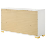 Marceline 6-drawer Dresser White - Tampa Furniture Outlet