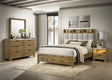 Tampa Furniture Outlet - Coaster - Henderson 4-piece Queen Bedroom Set Medium Oak - 222971Q-S4