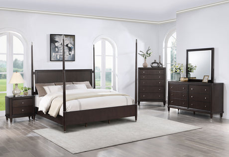Tampa Furniture Outlet - Coaster - Emberlyn 5-piece Queen Bedroom Set Brown - 223061Q-S5