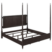 Tampa Furniture Outlet - Coaster - Emberlyn Wood Queen Poster Bed Brown - 223061Q