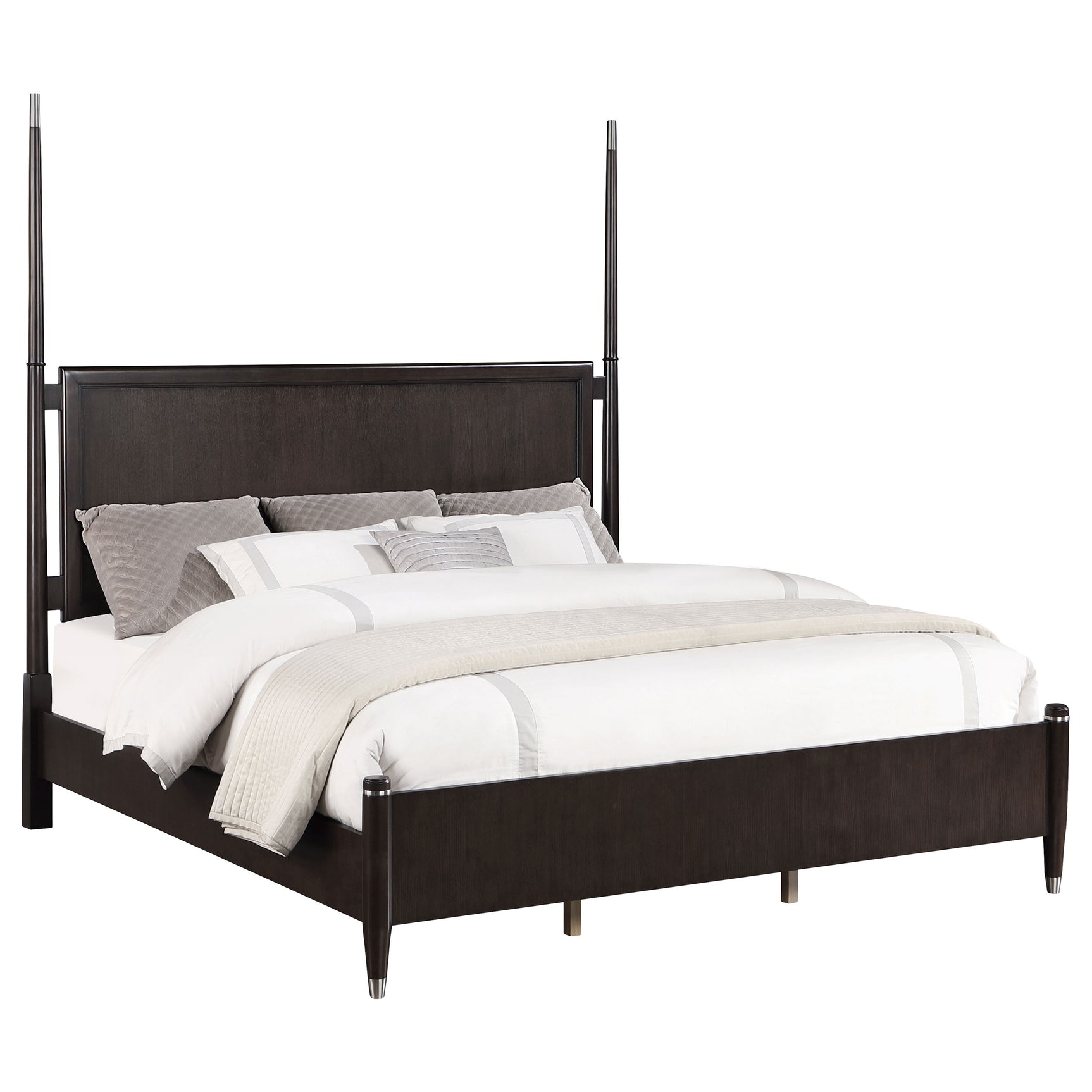 Emberlyn Wood Queen Poster Bed Brown - Tampa Furniture Outlet