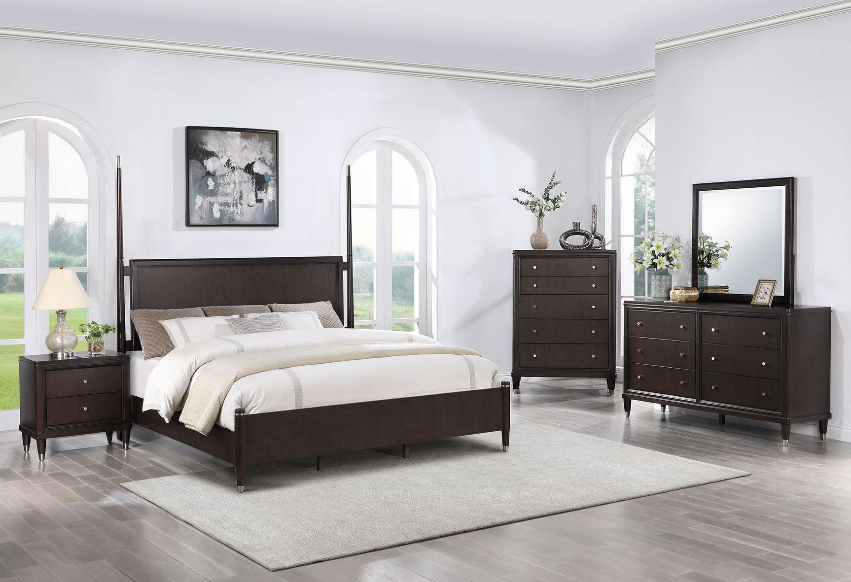 Emberlyn Wood Queen Poster Bed Brown - Tampa Furniture Outlet