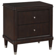 Tampa Furniture Outlet - Coaster - Emberlyn 2-drawer Nightstand Brown - 223062
