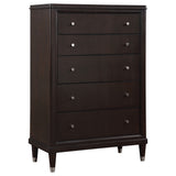 Tampa Furniture Outlet - Coaster - Emberlyn 5-drawer Bedroom Chest Brown - 223065
