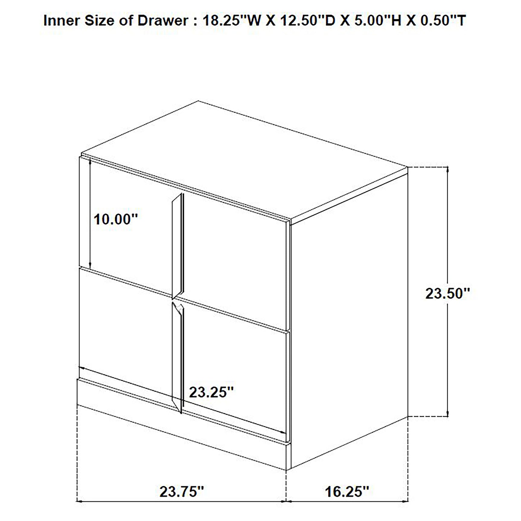 Ines 4-piece Queen Bedroom Set Grey and White High Gloss