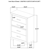 Arielle 5-piece Eastern King Bedroom Set Light Oak