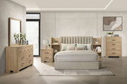 Tampa Furniture Outlet - Coaster - Arielle 5-piece Queen Bedroom Set Light Oak - 223111Q-S5