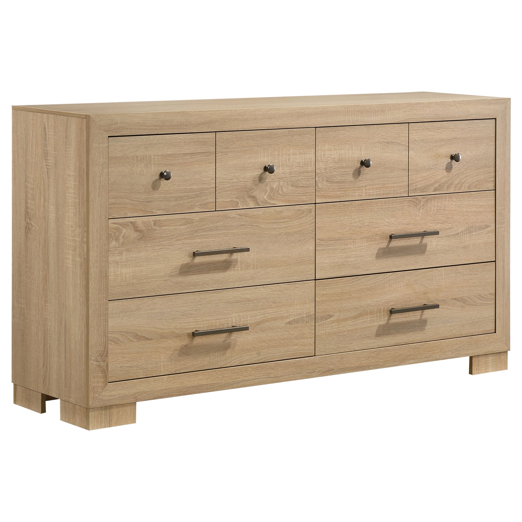 Tampa Furniture Outlet - Coaster - Arielle 6-drawer Bedroom Dresser Cabinet Light Oak - 223113