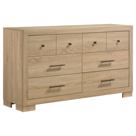 Tampa Furniture Outlet - Coaster - Arielle 6-drawer Bedroom Dresser Cabinet Light Oak - 223113