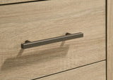 Arielle 6-drawer Bedroom Dresser Cabinet Light Oak