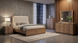 Tampa Furniture Outlet - Coaster - Leanne 5-piece Queen Bedroom Set Light Oak - 223131Q-S5