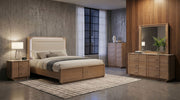 Tampa Furniture Outlet - Coaster - Leanne 5-piece Queen Bedroom Set Light Oak - 223131Q-S5