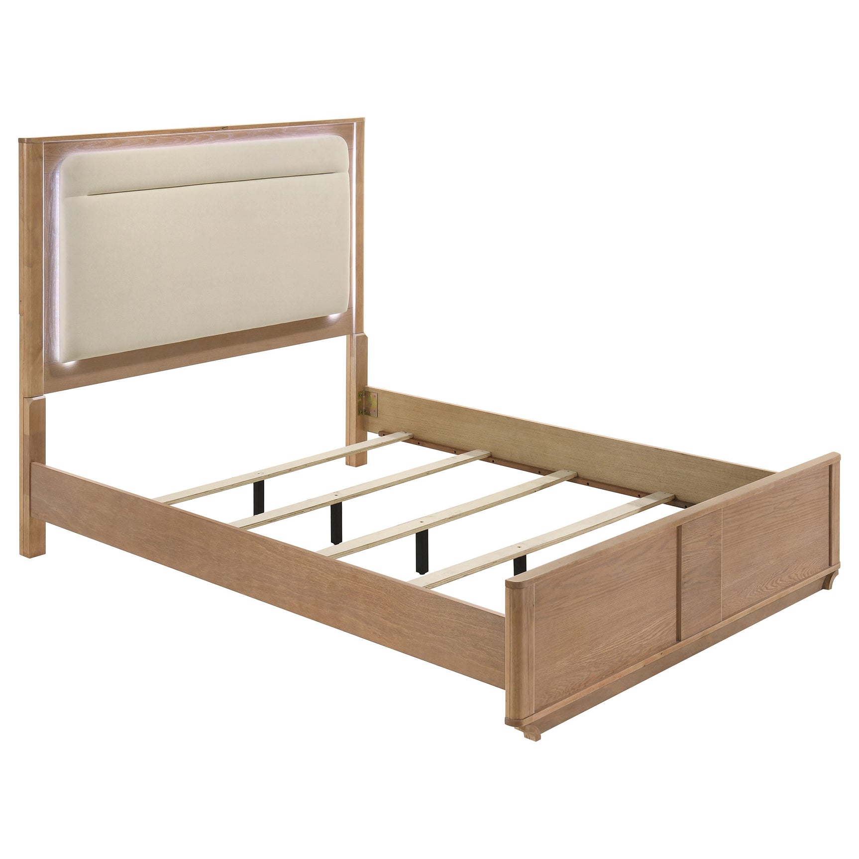 Leanne 5-piece Queen Bedroom Set Light Oak