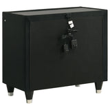 Lorient 4-piece Eastern King Bedroom Set Black