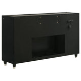 Lorient 4-piece Eastern King Bedroom Set Black