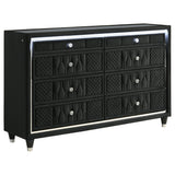 Lorient 4-piece Eastern King Bedroom Set Black