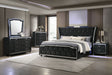 Tampa Furniture Outlet - Coaster - Lorient 5-piece California King Bedroom Set Black - 223161KW-S5