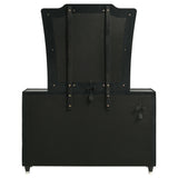 Lorient 8-drawer LED Dresser with Mirror Black