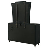 Lorient 8-drawer LED Dresser with Mirror Black