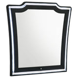 Tampa Furniture Outlet - Coaster - Lorient LED Dresser Mirror Black - 223164