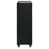 Lorient 5-drawer LED Chest of Drawers Black