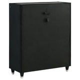 Ravenne 5-piece Velvet Upholstered Eastern King LED Bedroom Set Black
