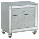 Gunnison 5-piece Eastern King Bedroom Set Silver Metallic - Tampa Furniture Outlet