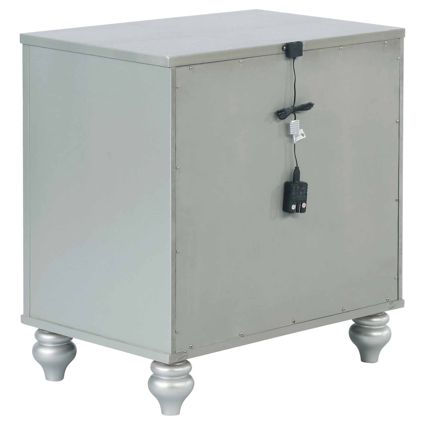 Gunnison 5-piece Queen Bedroom Set Silver Metallic - Tampa Furniture Outlet