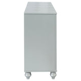 Gunnison 6-drawer Dresser Silver Metallic - Tampa Furniture Outlet