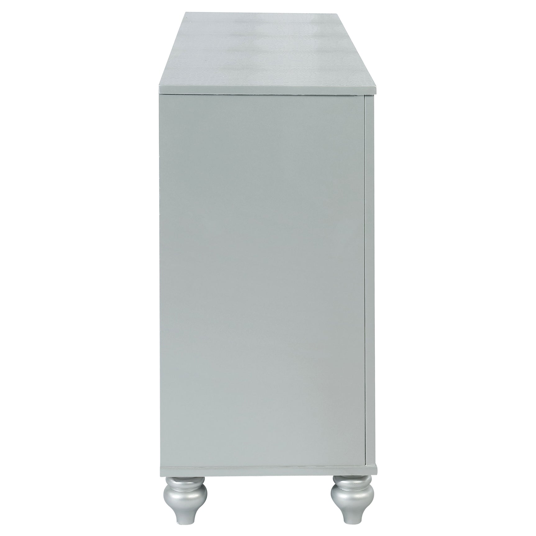 Gunnison 6-drawer Dresser Silver Metallic - Tampa Furniture Outlet