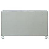 Gunnison 6-drawer Dresser Silver Metallic - Tampa Furniture Outlet