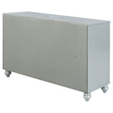 Gunnison 6-drawer Dresser Silver Metallic - Tampa Furniture Outlet