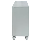 Gunnison 6-drawer Dresser Silver Metallic - Tampa Furniture Outlet