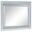 Tampa Furniture Outlet - Coaster - Gunnison Dresser Mirror Silver Metallic - 223214
