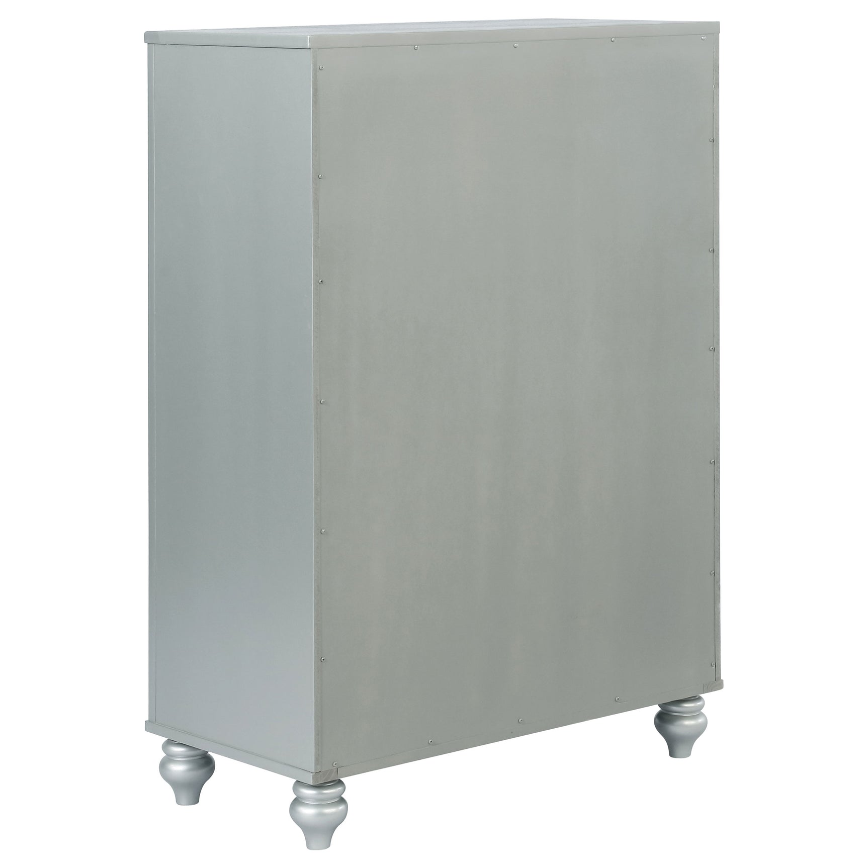 Gunnison 5-drawer Bedroom Chest Silver Metallic - Tampa Furniture Outlet