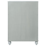 Gunnison 5-drawer Bedroom Chest Silver Metallic - Tampa Furniture Outlet