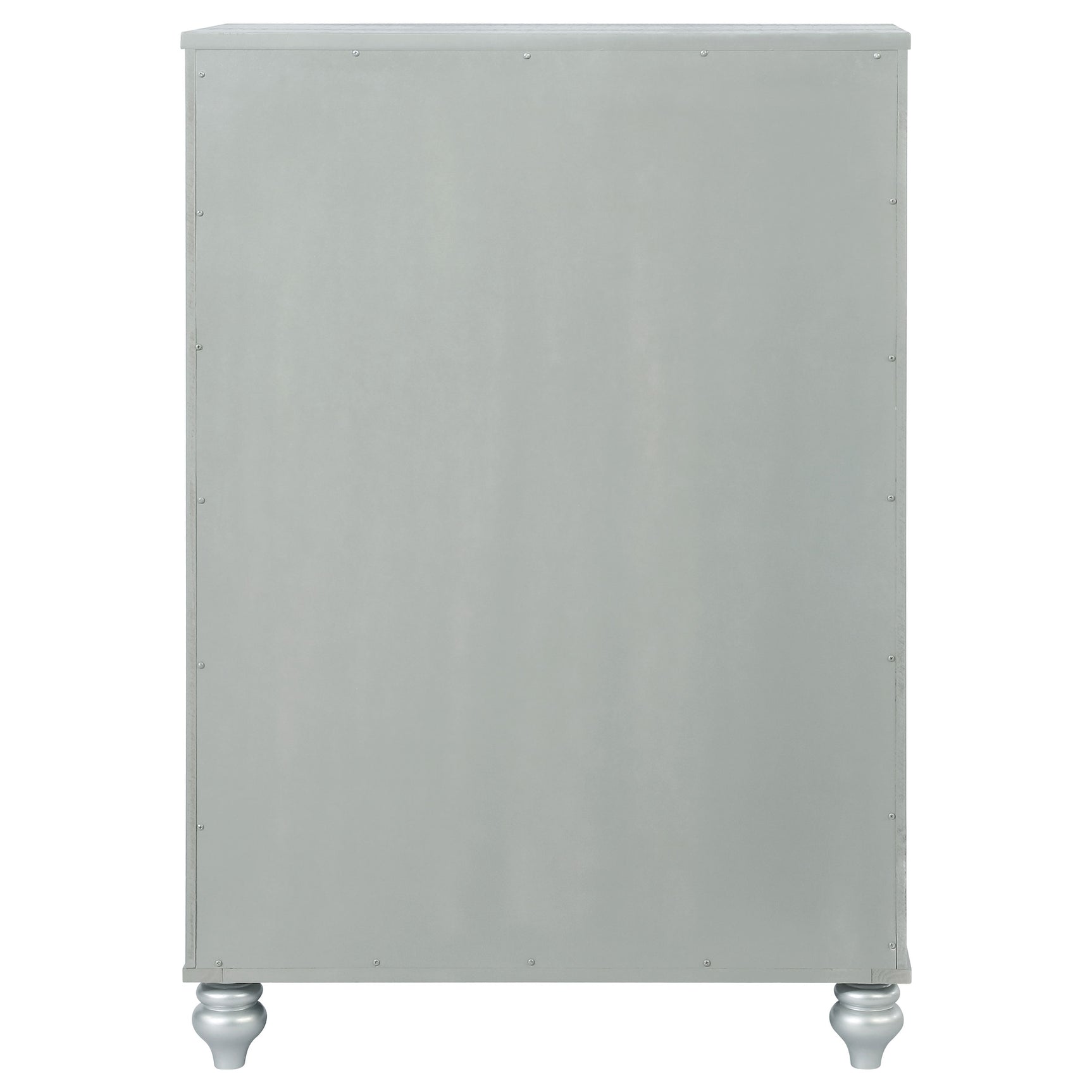 Gunnison 5-drawer Bedroom Chest Silver Metallic - Tampa Furniture Outlet