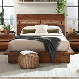 Winslow Wood California King Panel Bed Smokey Walnut - Tampa Furniture Outlet