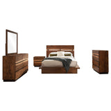 Winslow 5-piece Queen Bedroom Set Smokey Walnut - Tampa Furniture Outlet