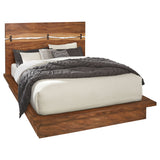 Winslow Wood Queen Panel Bed Smokey Walnut and Coffee Bean - Tampa Furniture Outlet