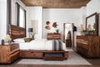 Tampa Furniture Outlet - Coaster - Winslow 4-piece Queen Bedroom Set Smokey Walnut - 223250SQ-S4