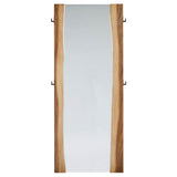 Winslow 31 x 76 Inch Standing Floor Mirror Smokey Walnut - Tampa Furniture Outlet