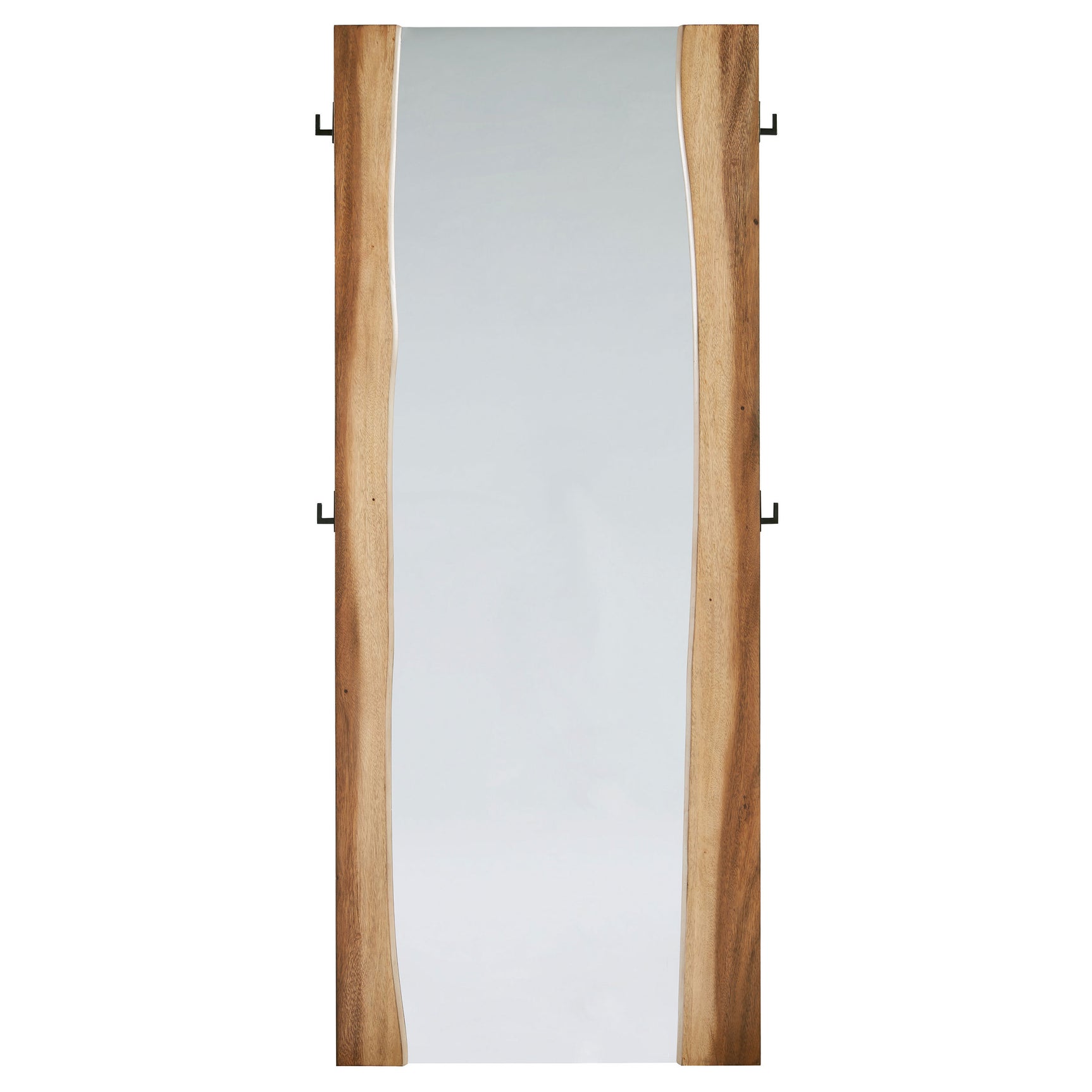 Winslow 31 x 76 Inch Standing Floor Mirror Smokey Walnut - Tampa Furniture Outlet